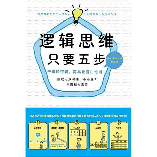 逻辑思维,只要5步 封面